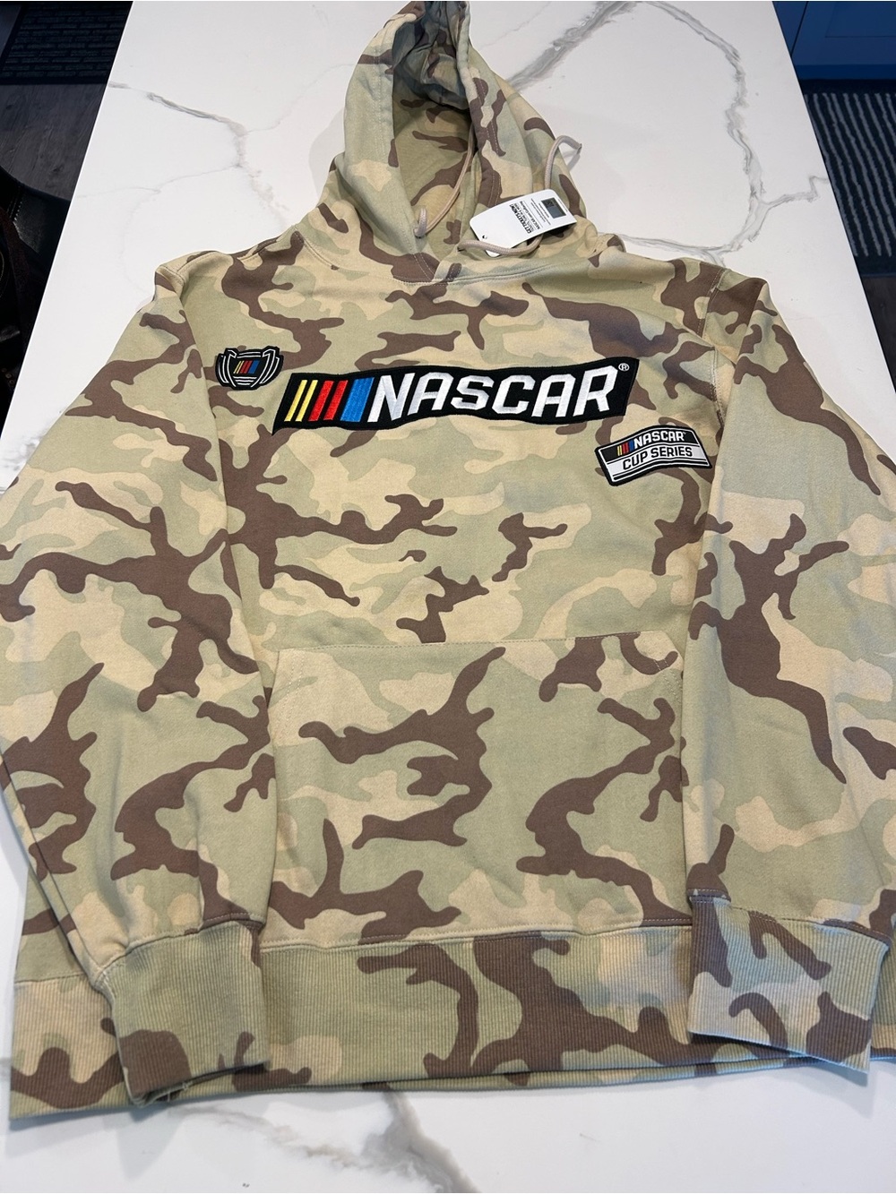 Nascar kid’s Camo Hoodie Jacket - Large